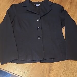 BREAKIN' LOOSE BLACK TAPERED DRESS BLAZER JACKET SZ 9/10